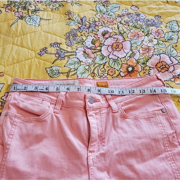 Anthropologie X Pilcro & the Letterpress cropped pink jeans size 28 - Picture 4 of 8